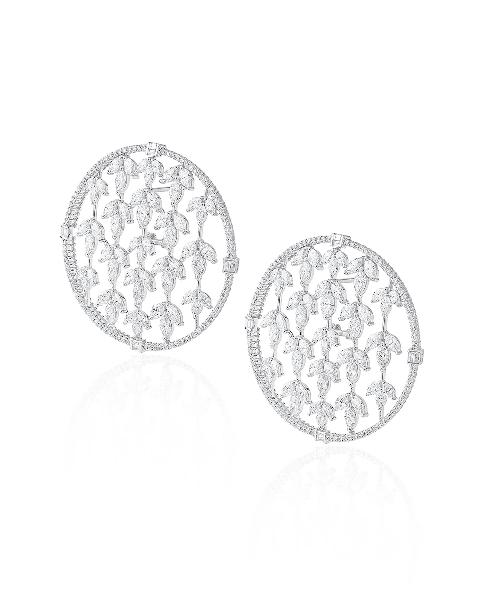 La DiaMantés | Diamond Mosaic Earrings